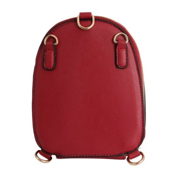 Wine Red 3D Mini Backpack/Purse - Picture 5 of 5
